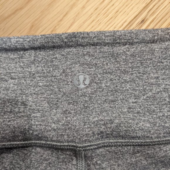Lululemon Cotton Wonder Under Heather Grey Full Length - Picture 4 of 5
